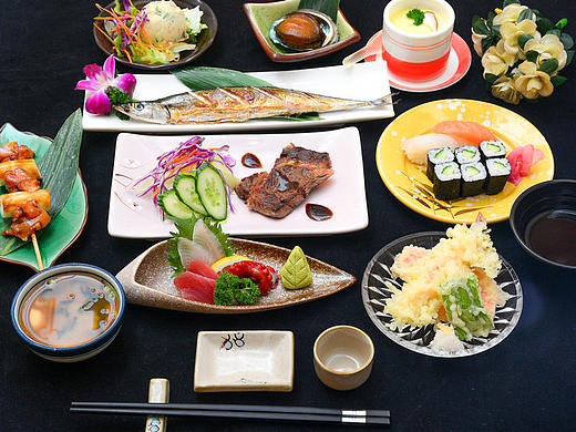 日式料理专题页设计作品