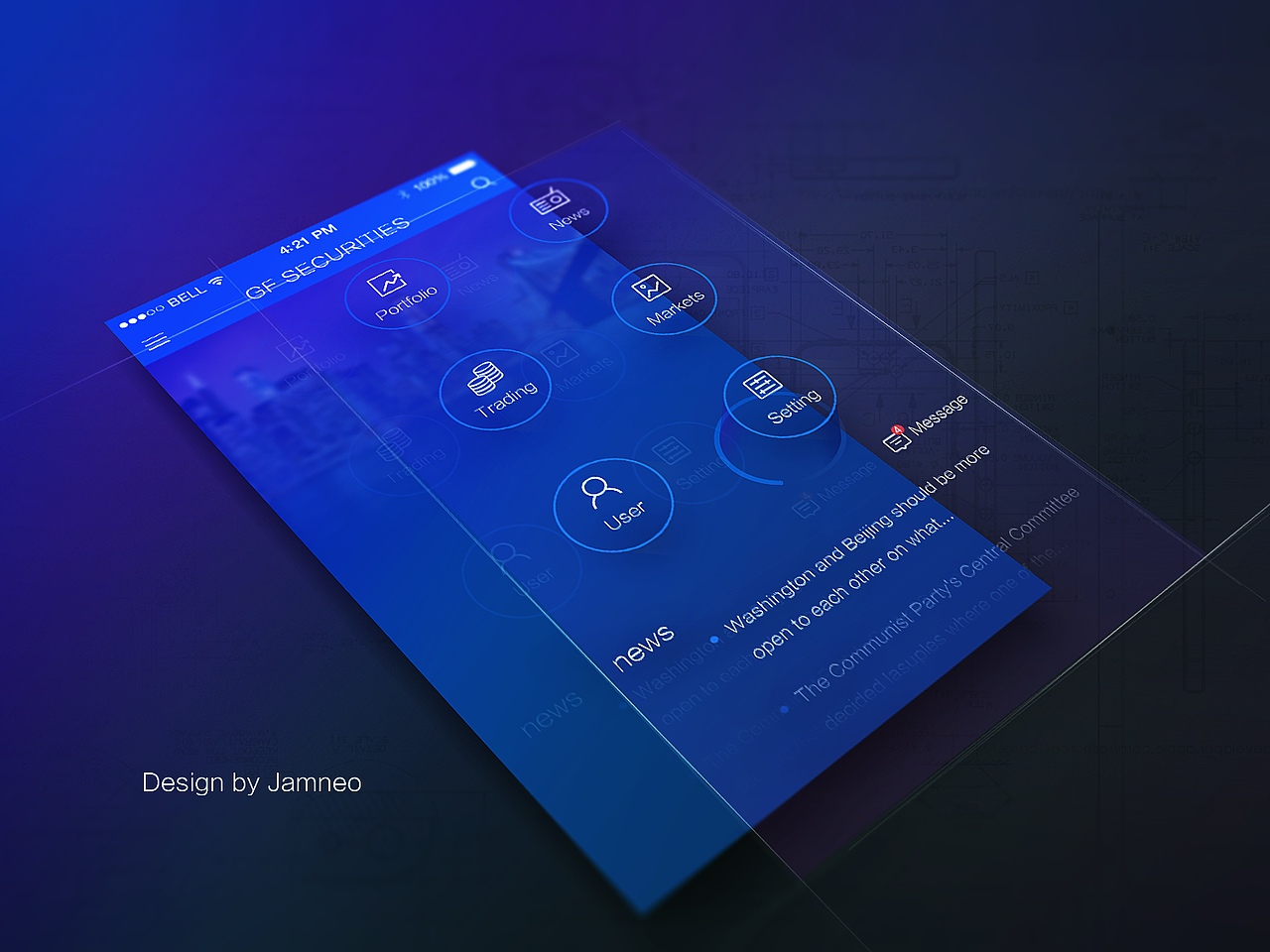 app界面科技感|ui|app界面|jamneo - 原创作品 - 站酷 (zcool)