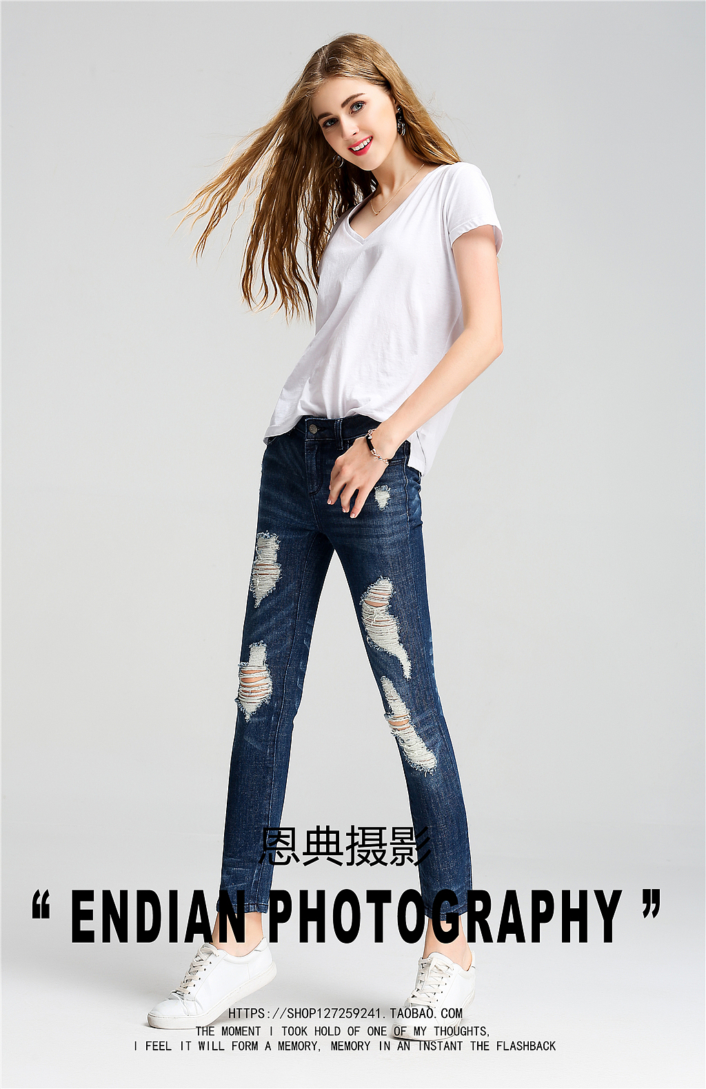 牛仔裤拍摄作品欣赏