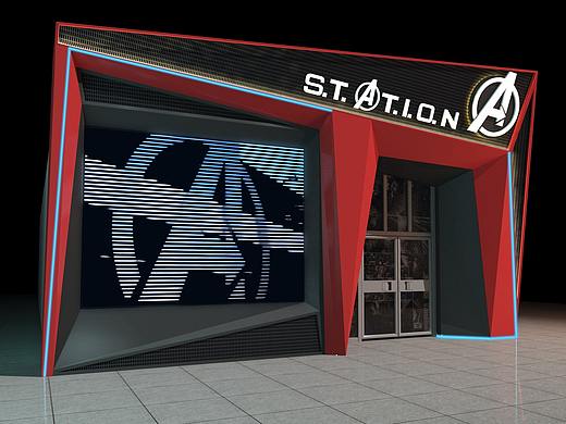 漫威沈阳展门头