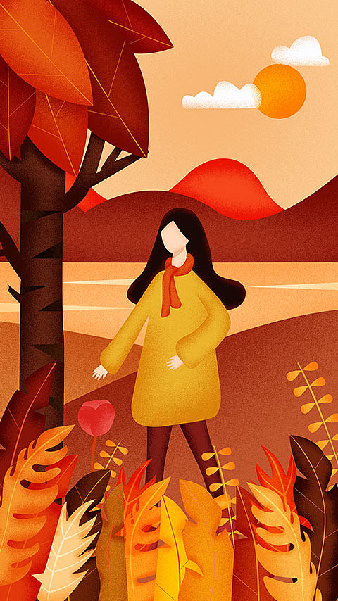 森林物语插画-三种颜色来表现不同的情境（图ZMTk1OTk5Njky） - 商业插画 - 站酷设计师懂心娃娃原创素材 - 站酷ZCOOL