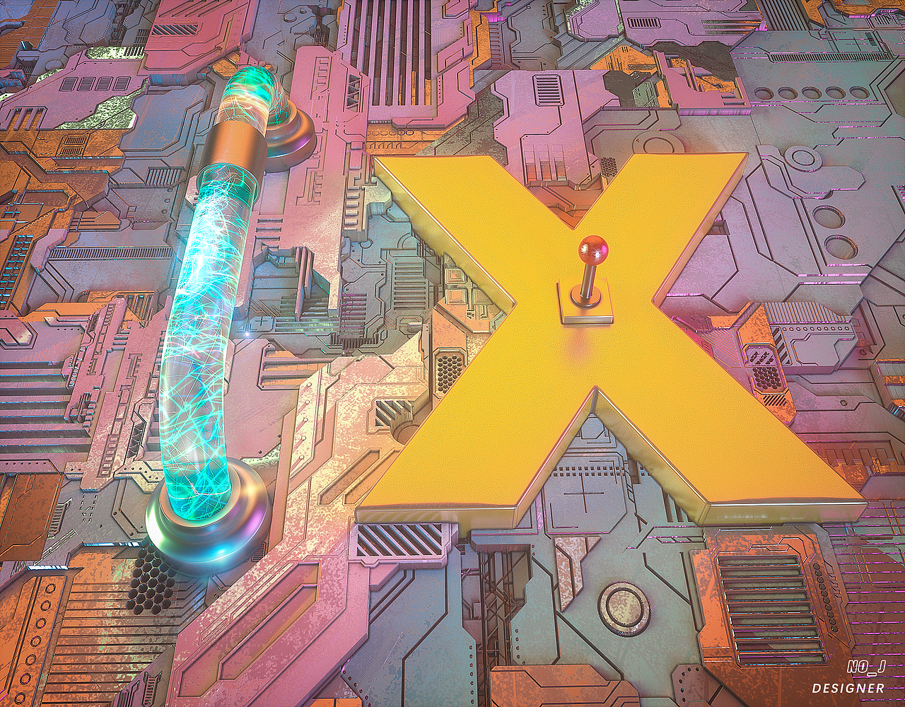 科幻风格、置换、粒子综合练习