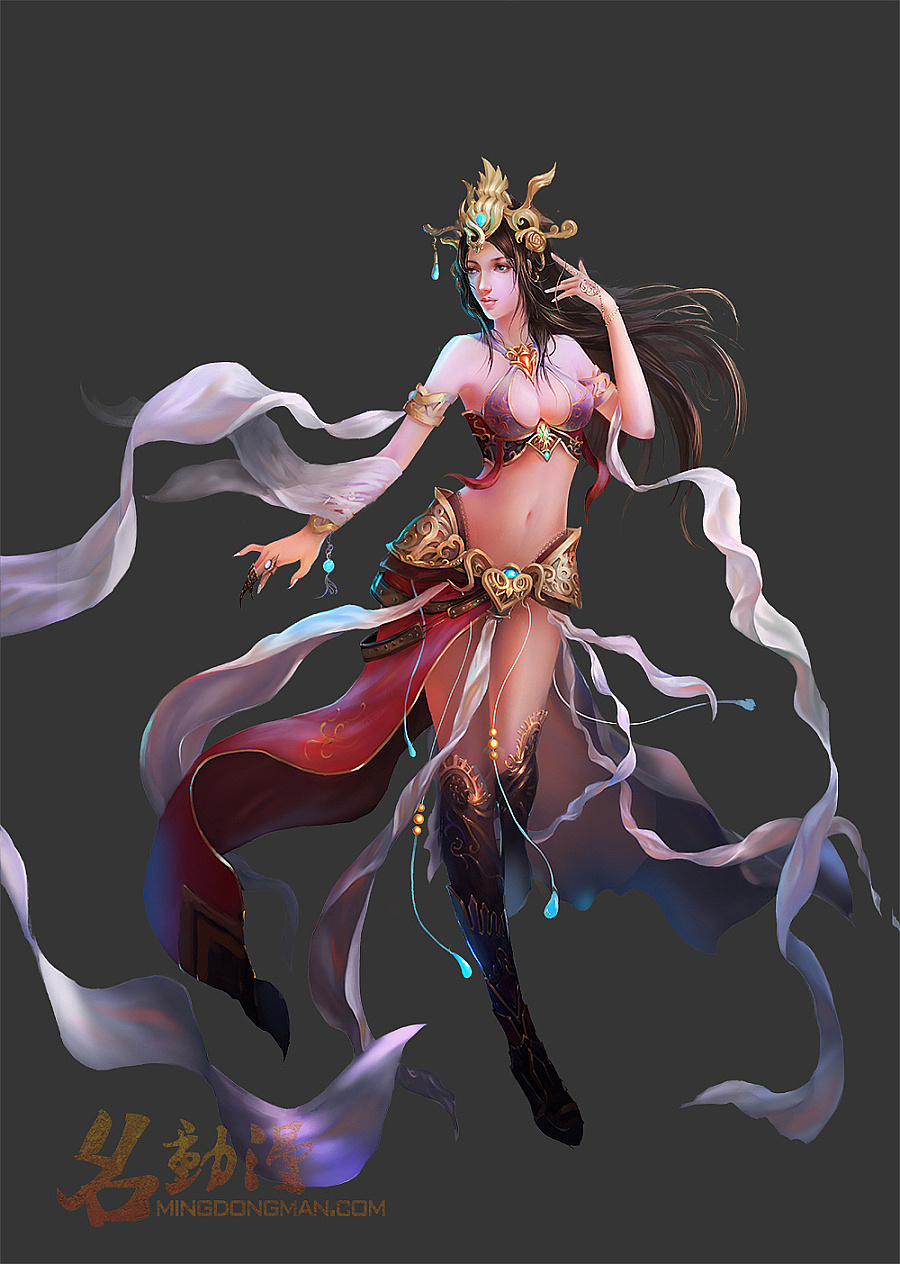 名动漫原画插画游戏ui影视后期cg漫画