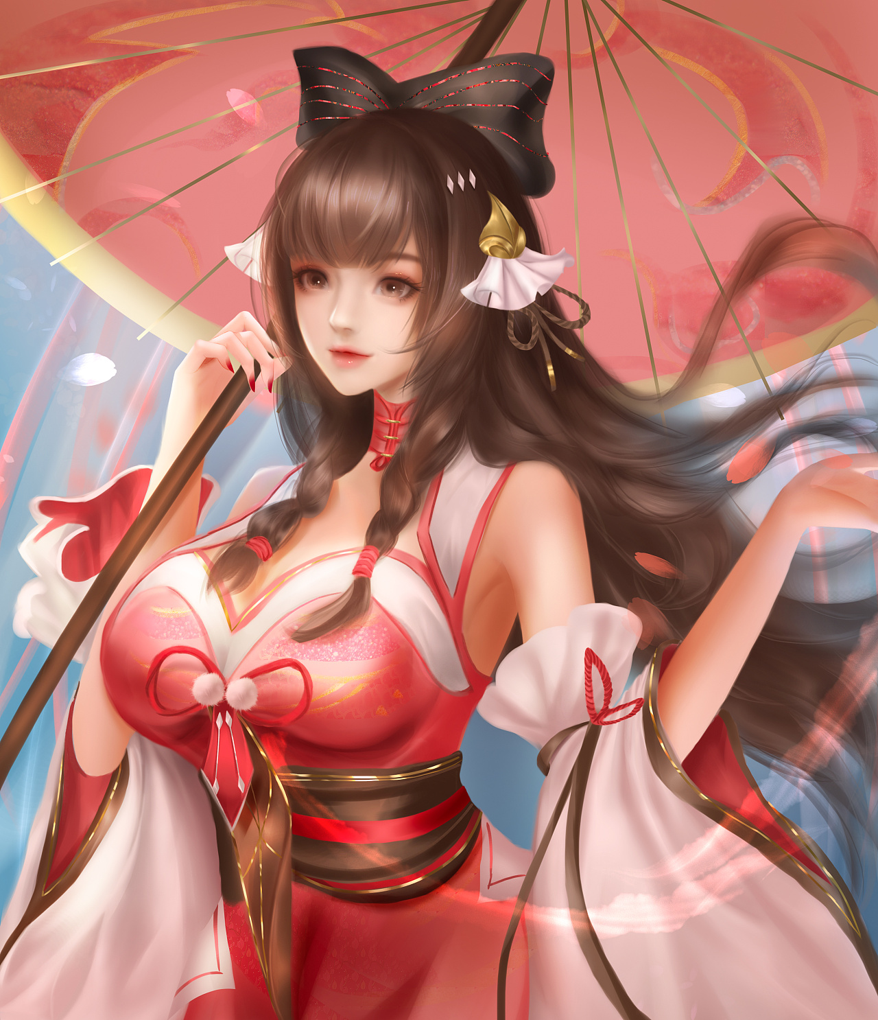 少年三国志2大乔|插画|商业插画|是奈奈奈奈呀 - 原创作品 - 站酷