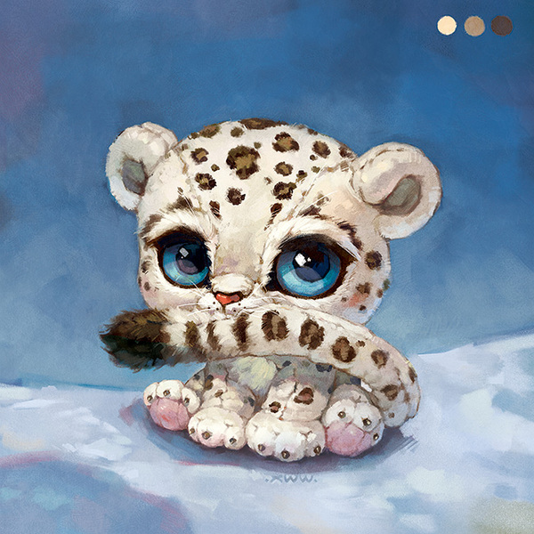 毛茸茸治愈——手绘可爱小动物