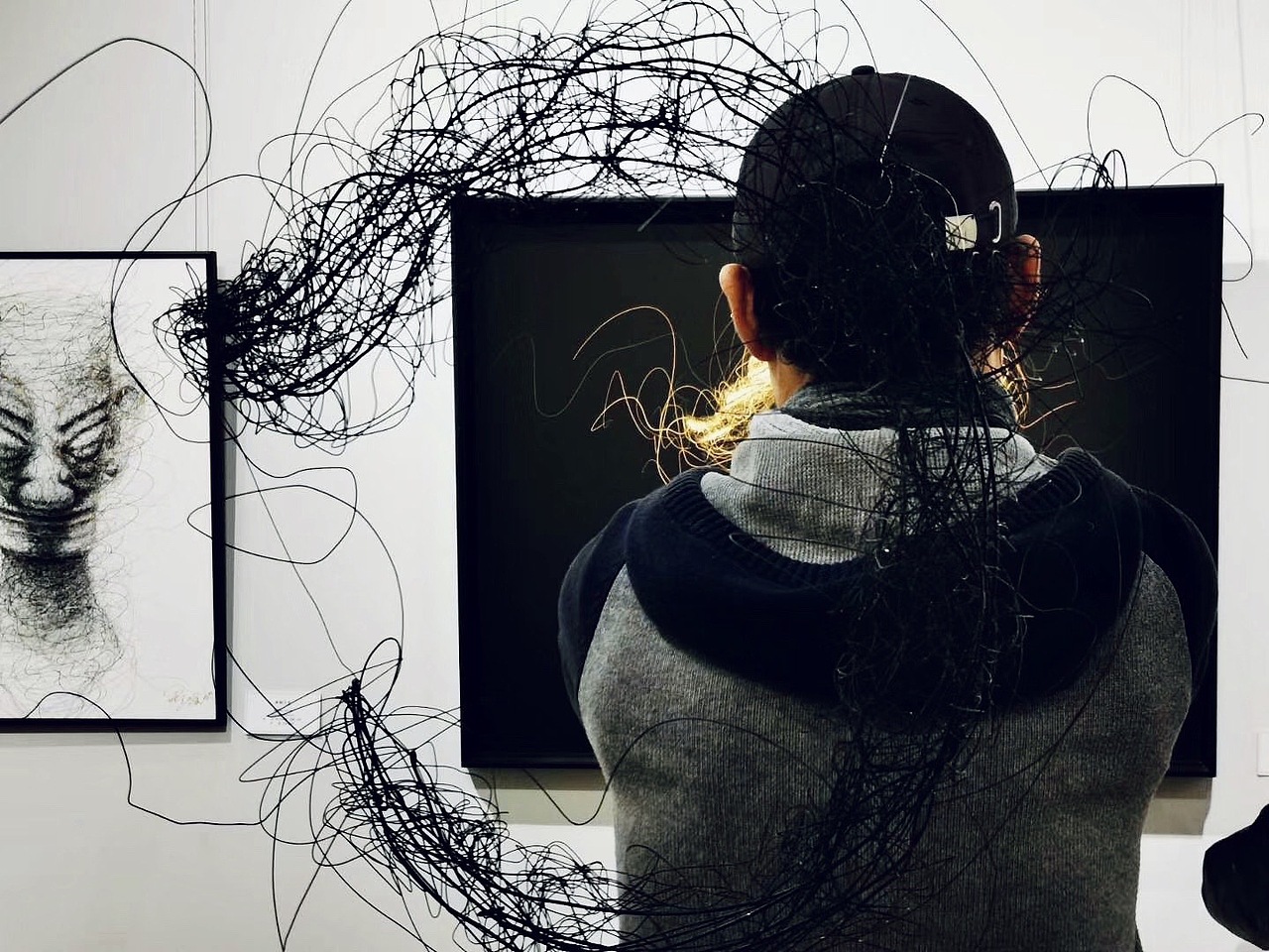 鸟巢ART SPACE |《无序·线象》文尧飞线艺术展