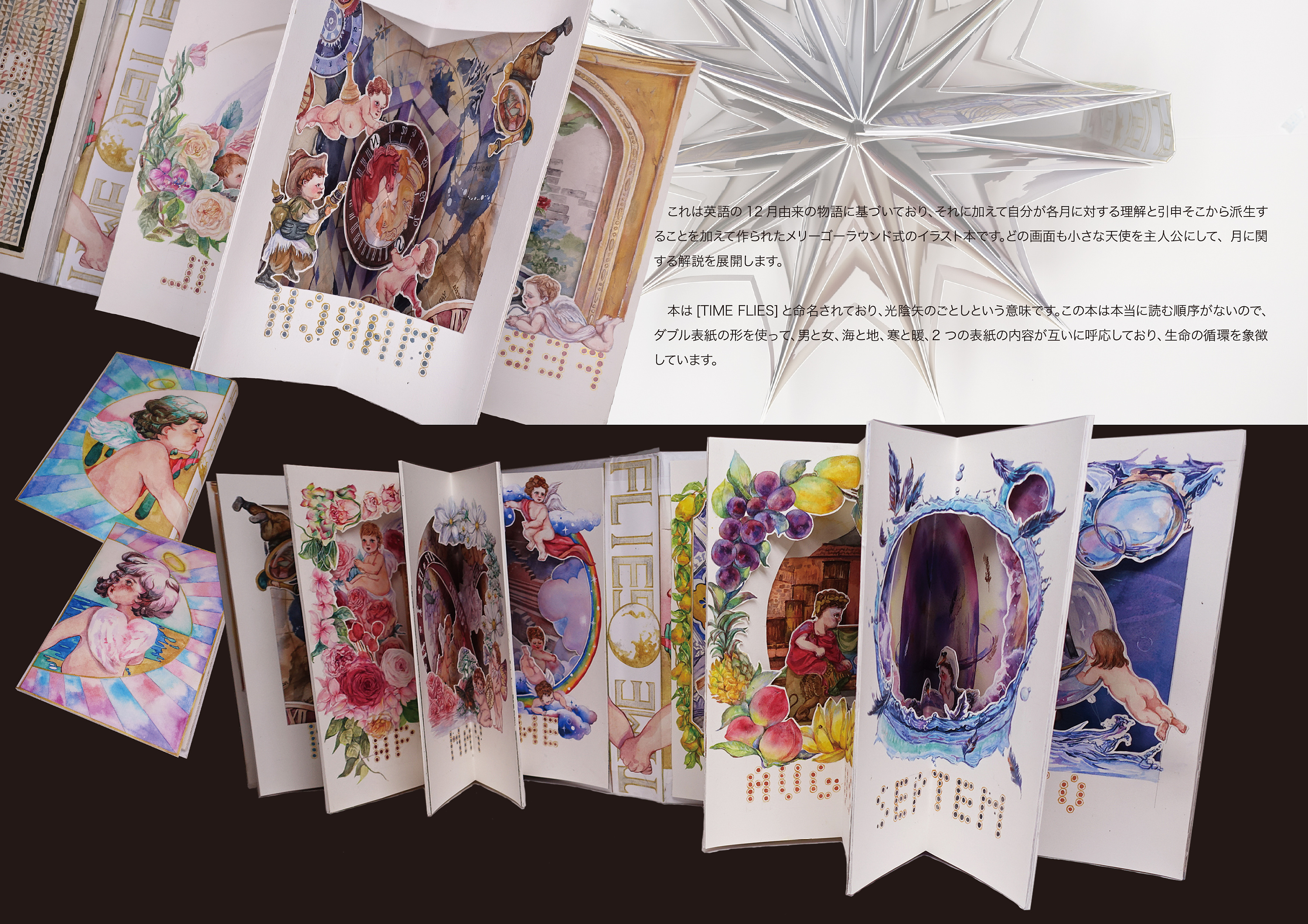 旋转木马书《time flies》