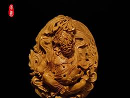 李義核雕——黃財神