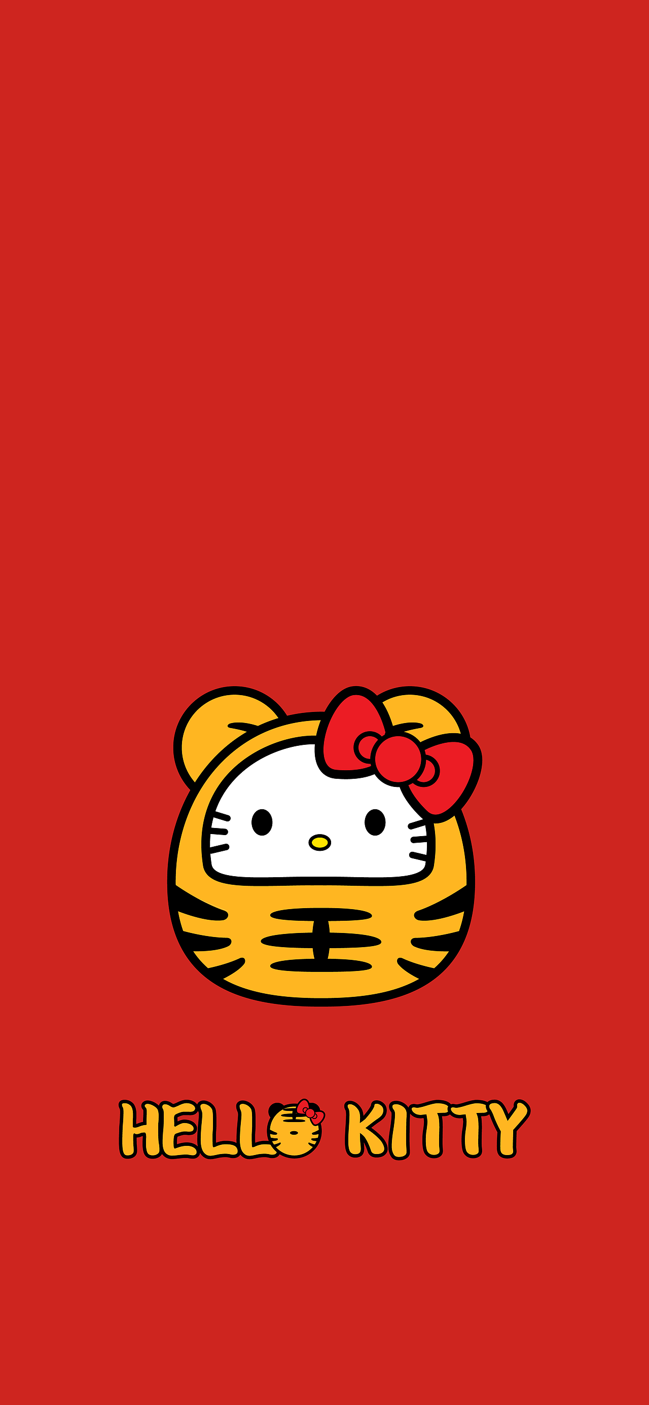 Hellokitty虎年新年壁纸（图ZMjg2MjMyNTI4） - 创作习作 - 站酷设计师胡凯蒂原创素材 - 站酷ZCOOL