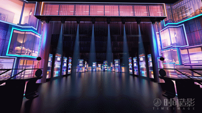 《开场》
设计理念:百老汇式表演奠定主基调,主视觉搭配国际大都市北京城霓虹灯夜景,中西结合,营造热闹都市场景感,辅以主旋律《我的心里只有你没有他》,欢乐气氛下,第四季节目也就正式开始啦...<br>