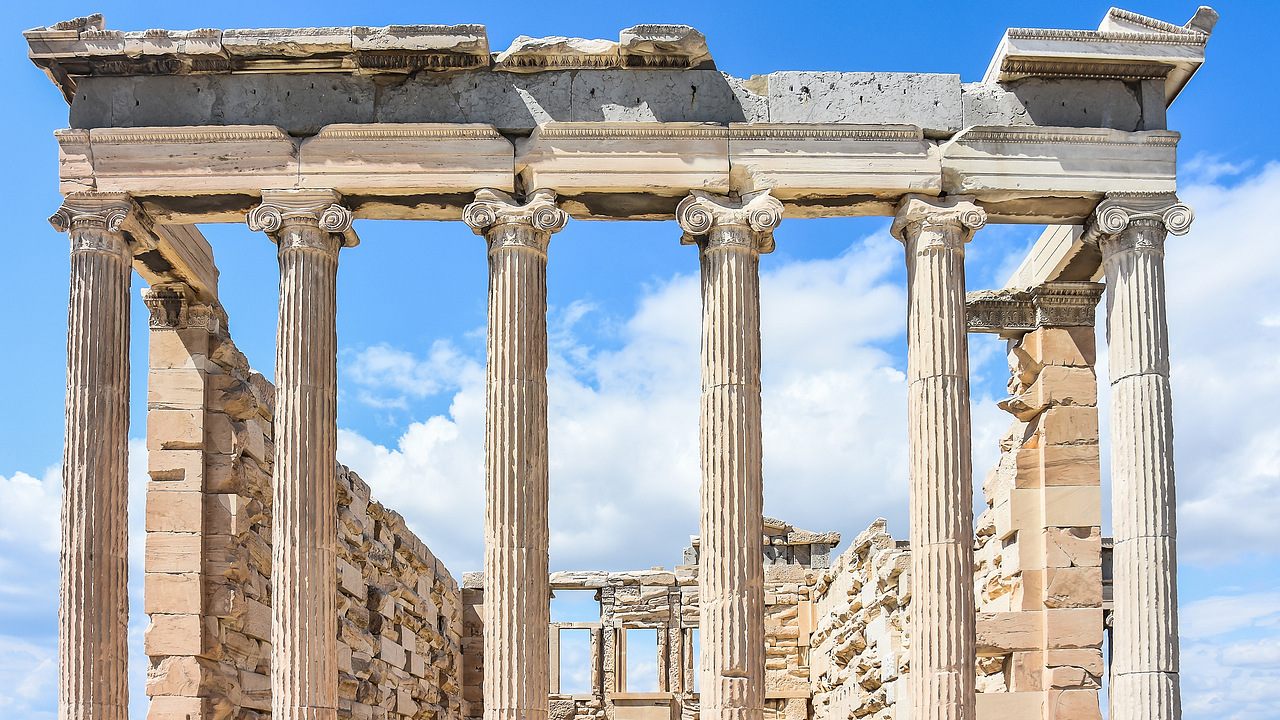 希腊雅典帕台农神庙