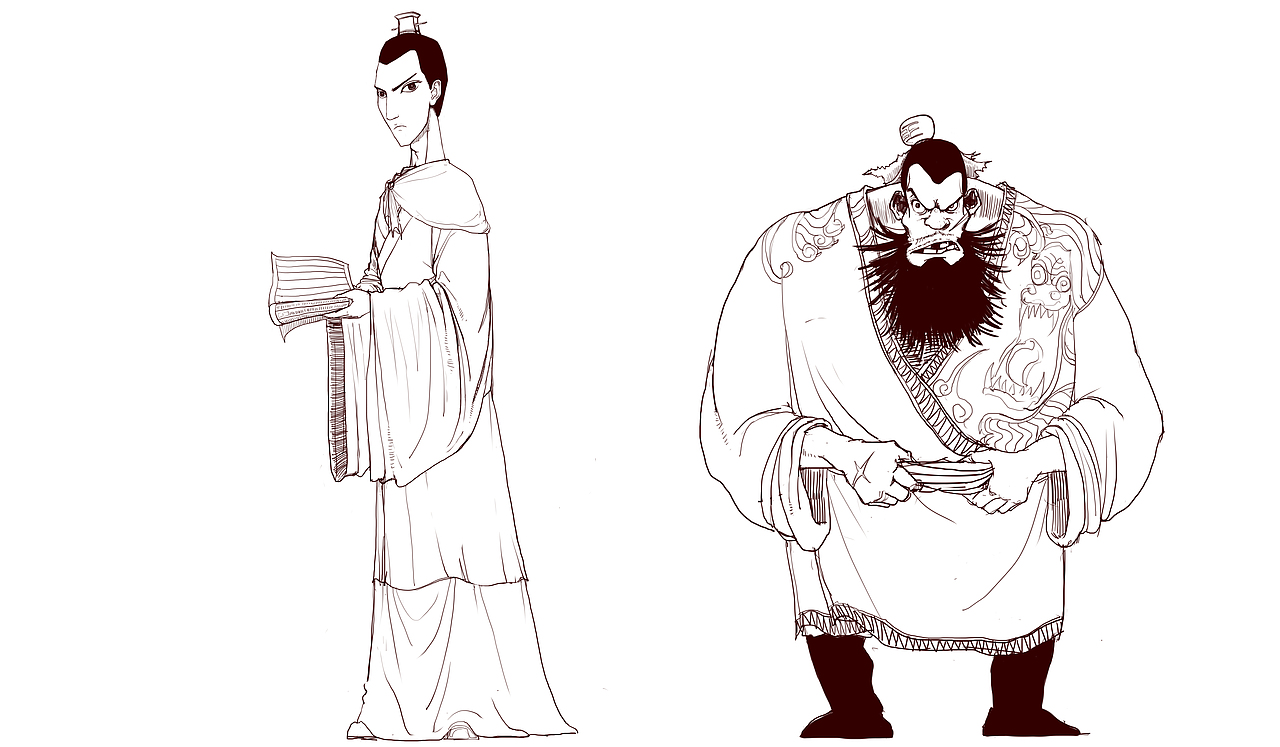 潘安审猪人设（图ZMTE4NDgwMjA=） - 单幅漫画 - 站酷设计师Edwarde_Liu原创素材 - 站酷ZCOOL