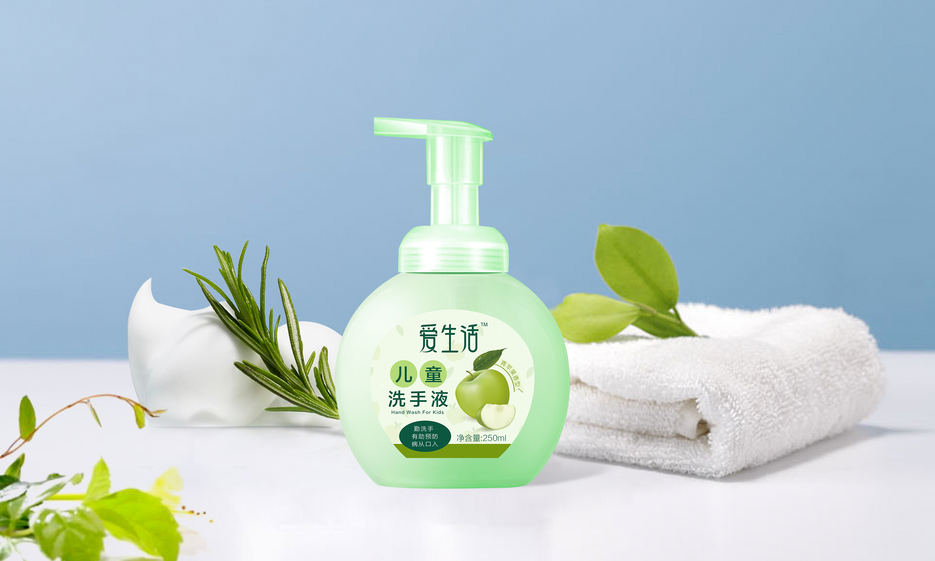 j&k创意设计 / 爱生活儿童洗手液|平面|包装|dwhuj2006 - 原创作品