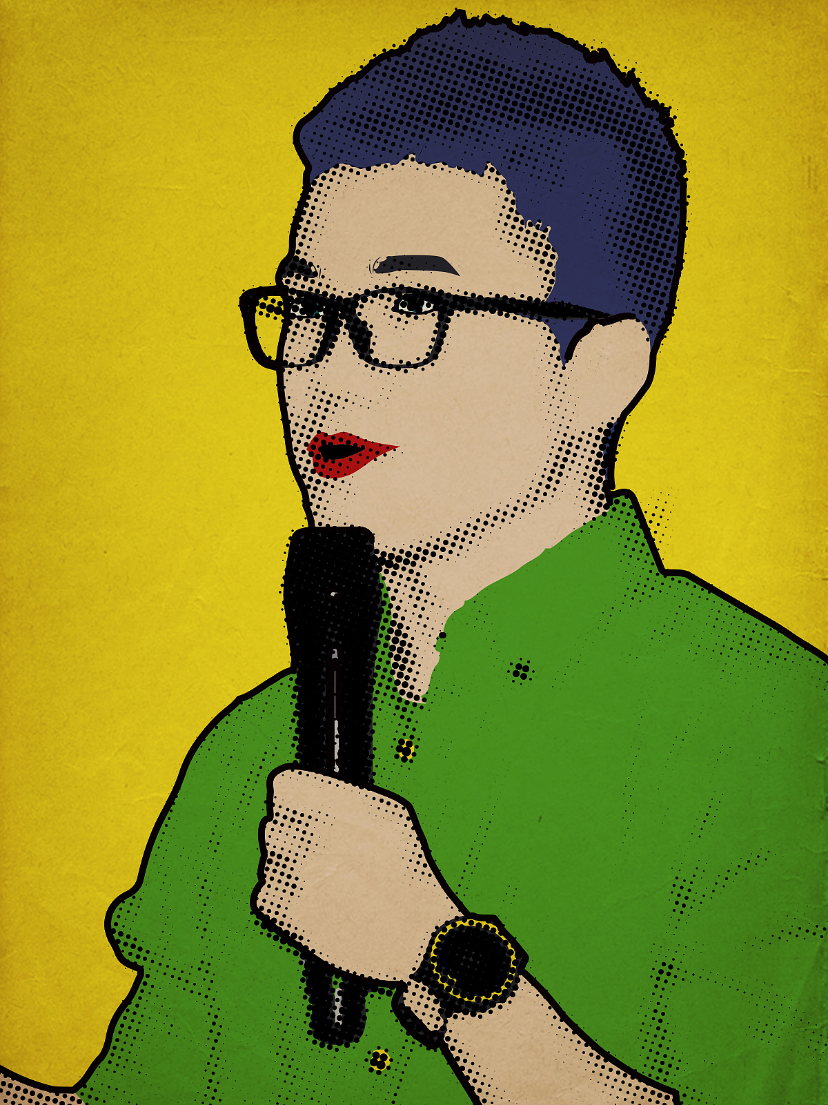 美国漫画、波普风格厅客app弹屏，借此本皮皮开了一个服务项，欢迎大家骚扰（图ZNTU5NzMzODA=） - 宣传物料 - 站酷设计师霍_皮皮原创素材 - 站酷ZCOOL