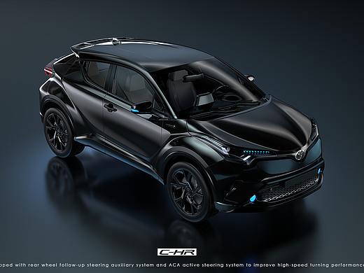 Toyota C-HR（路上）