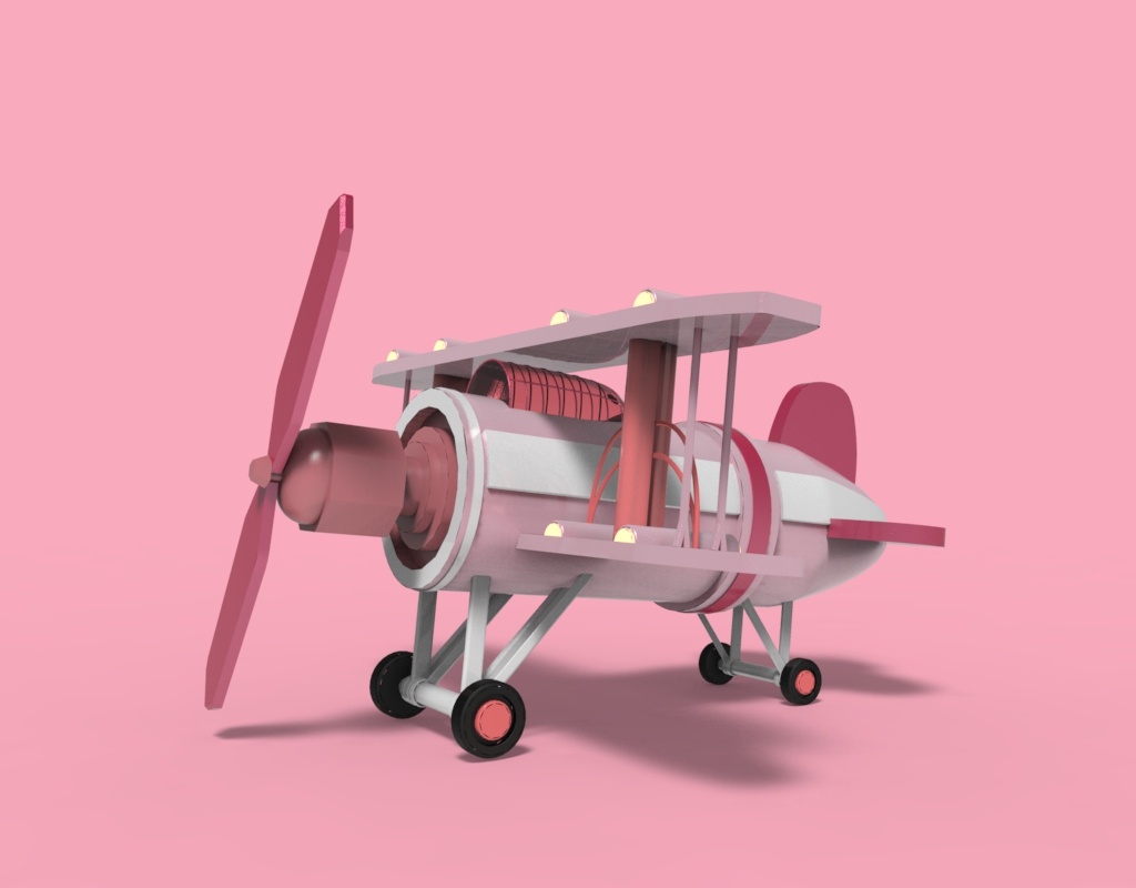 螺旋桨后置小飞机|三维|机械/交通|hruibiao - 原创作品 - 站酷 (ZCOOL)