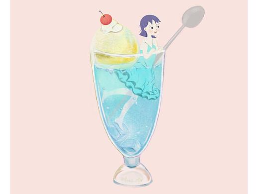 冰激凌饮料