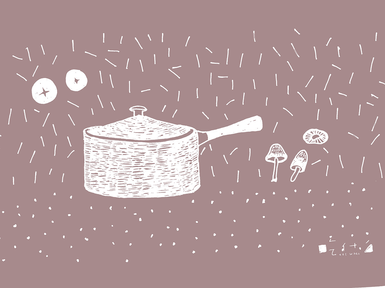 版画_春节吃什么呢？（图ZNjkzNzEyODQ=） - 绘画 - 站酷设计师李奥美学原创素材 - 站酷ZCOOL