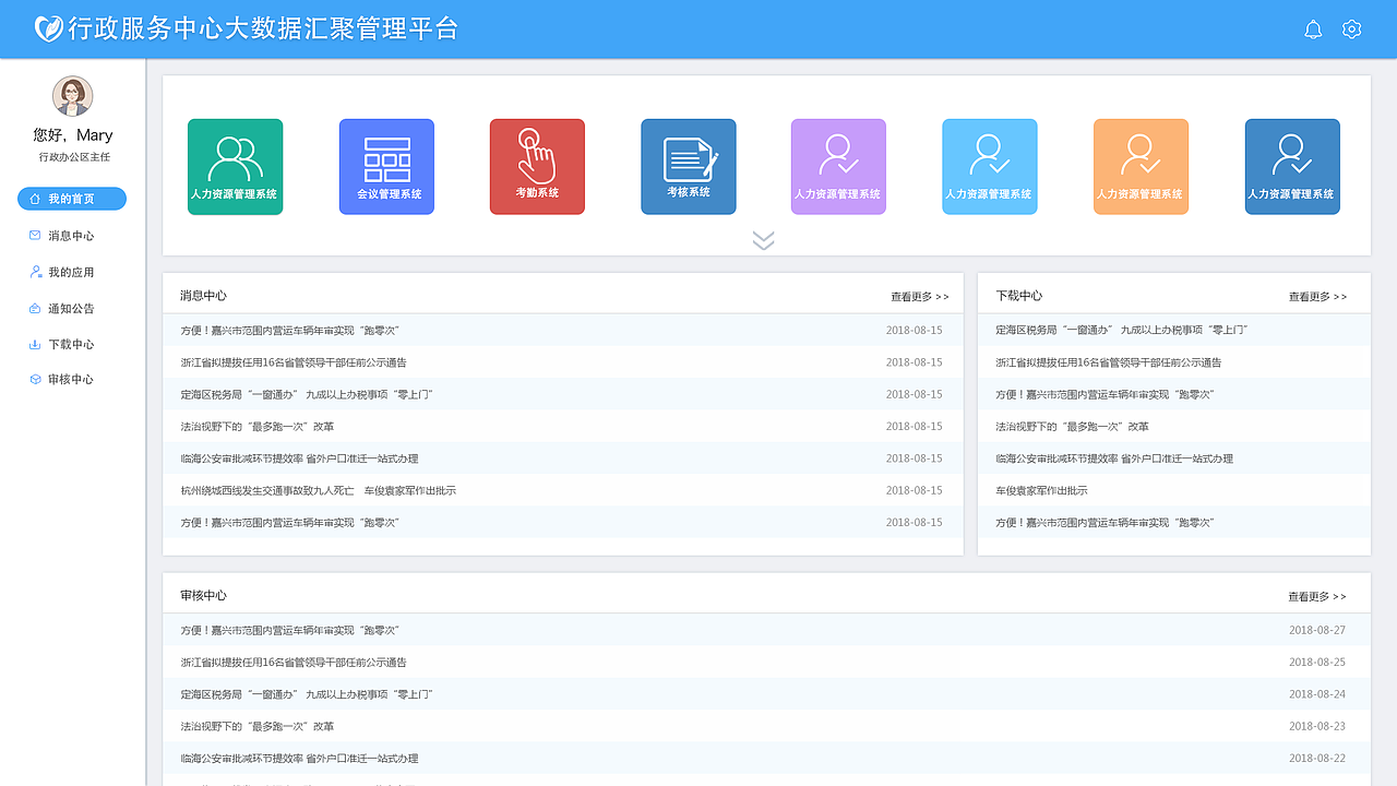 政府后台管理系统