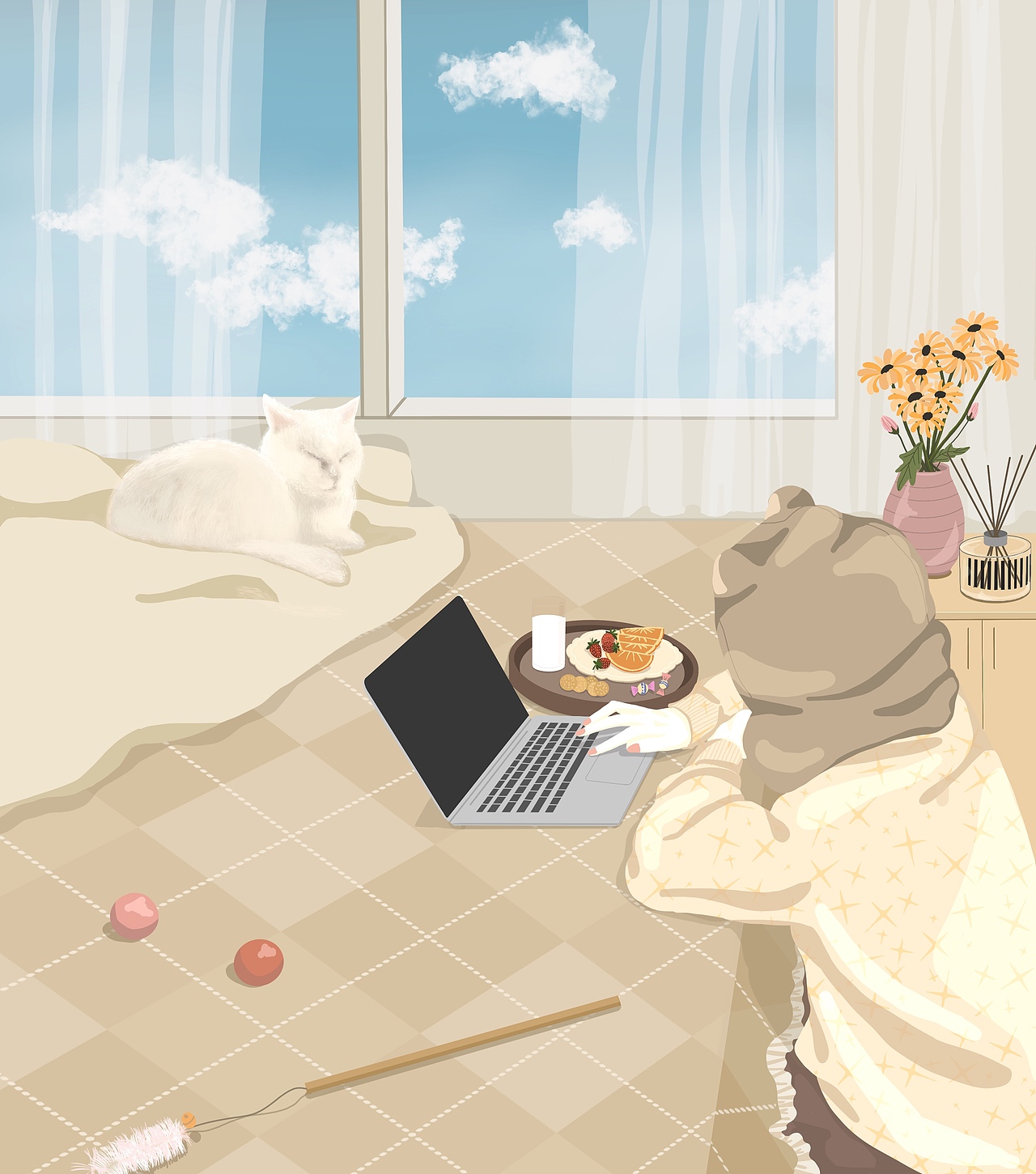 女孩的独居生活