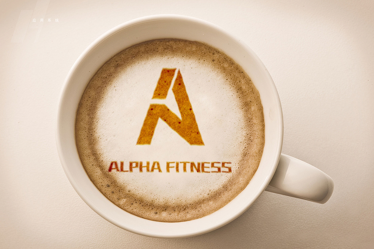 品牌设计案例——阿尔法健身机构LOGO及VI设计