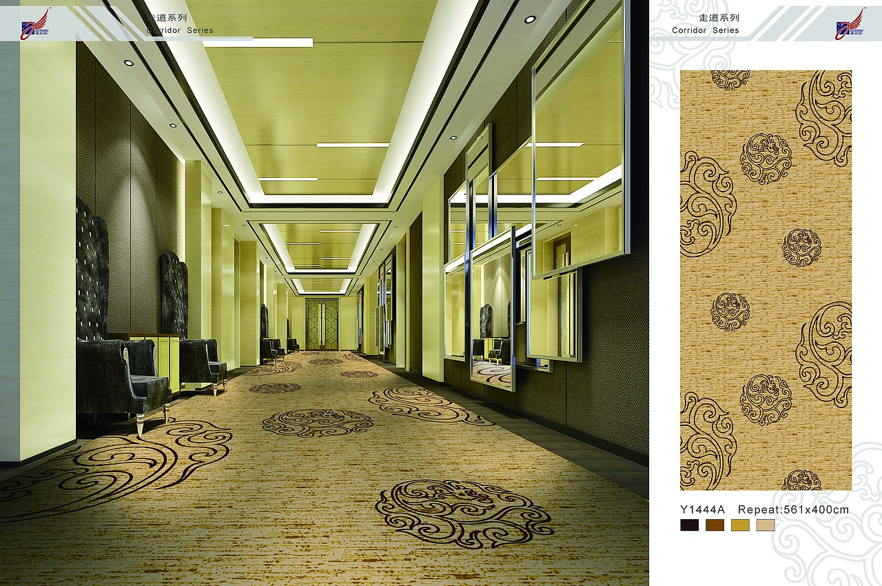 地毯过道效果图