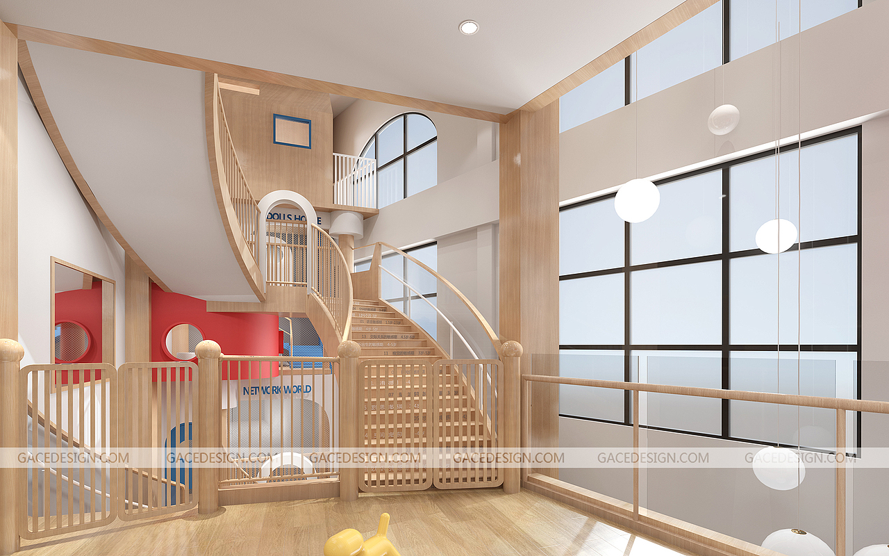 Gace Design 0-6早幼托教育设计丨哈顿国际幼儿公学（图ZMjMwNDc0MTg4） - 家装设计 - 站酷设计师GaceDesign原创素材 - 站酷ZCOOL