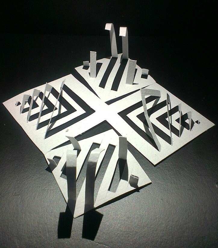 立体构成--剪纸