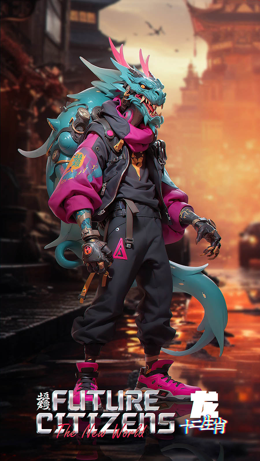 未来公民 系列二（图ZMzQ3ODAwMTA0） - 新锐潮流插画 - 站酷设计师土豆男爵原创素材 - 站酷ZCOOL