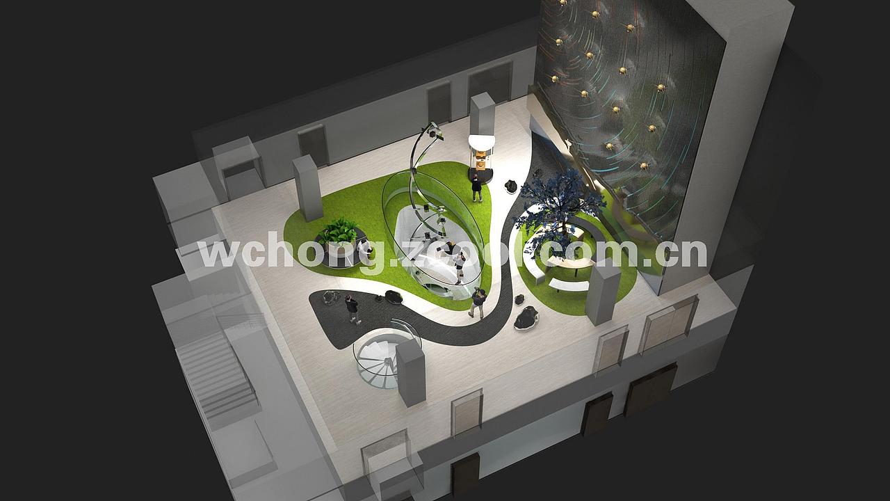 中国东方红卫星通信公司展厅设计