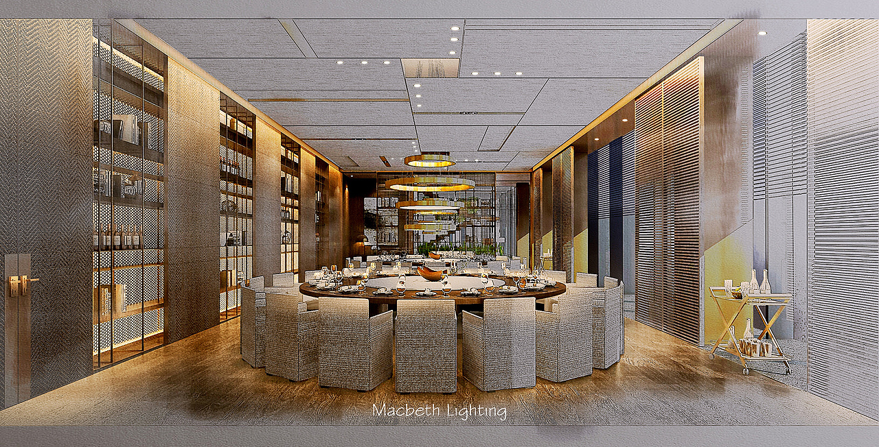 高级会所灯光概念设计