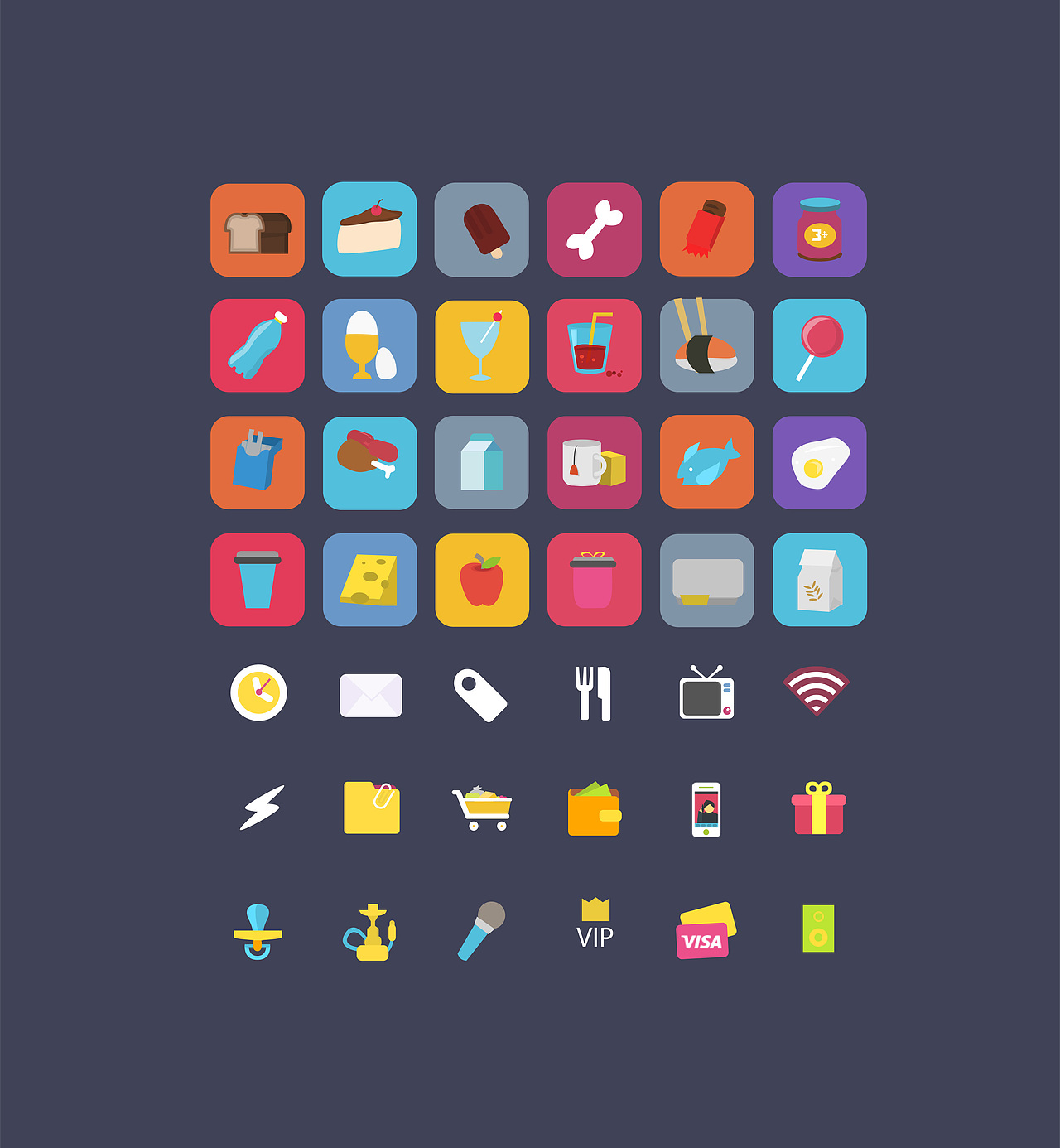 48icon (临摹练习)|ui|图标|youngth_原创作品-站酷zcool