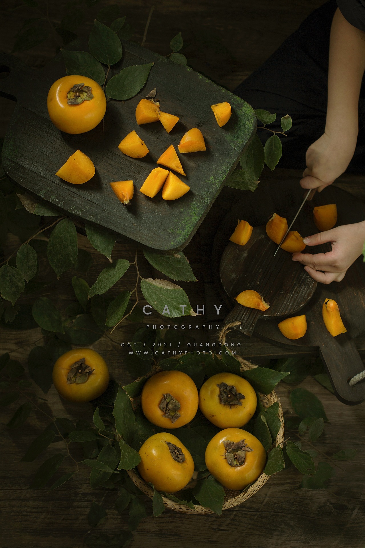 吃柿子啦～～（图ZMjczODcyNDU2） - 美食摄影 - 站酷设计师Cathy猫猫酱原创素材 - 站酷ZCOOL