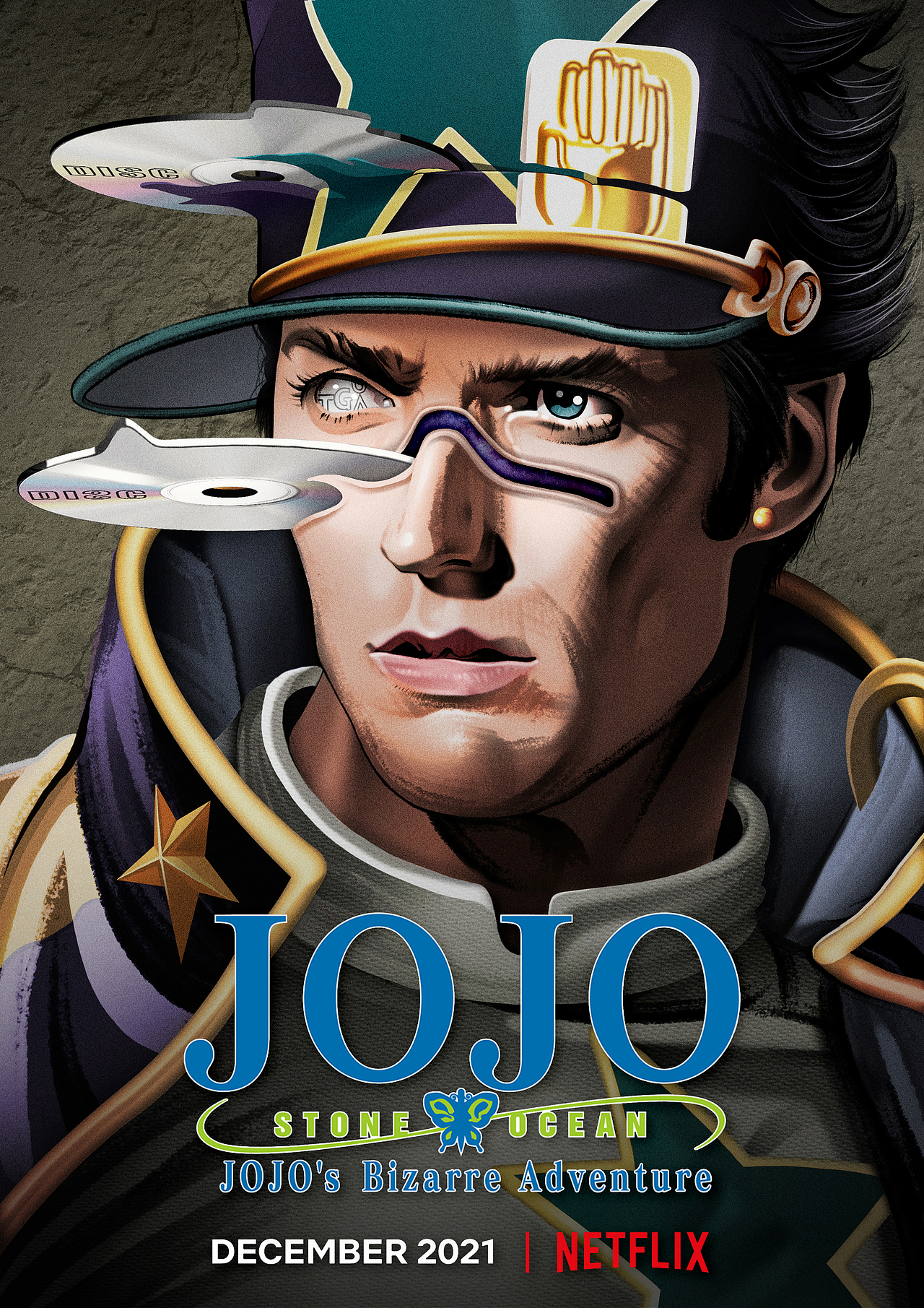 伪真人版《石之海》空条承太郎角色海报