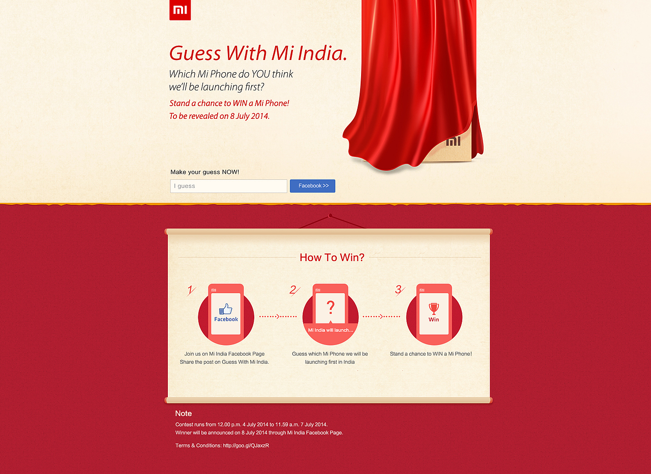 猜小米新品，PChome台湾首发专题设计（图ZMTc2ODM5NzI=） - 运营设计 - 站酷设计师candyman原创素材 - 站酷ZCOOL