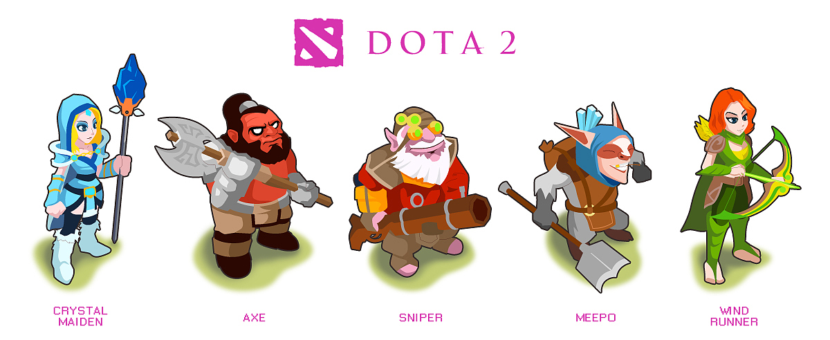 DOTA2与美漫的同人作品（图ZODI2ODUzMg==） - 艺术插画 - 站酷设计师RisQ原创素材 - 站酷ZCOOL