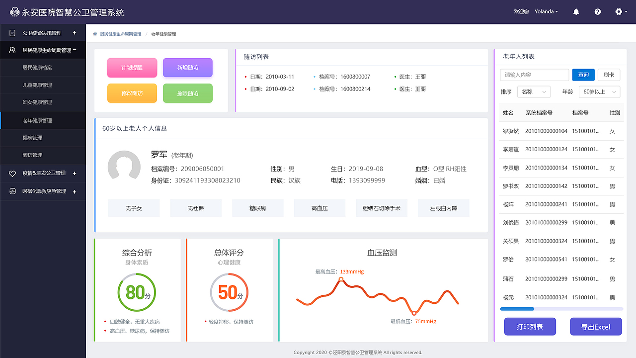 医院智慧公卫管理系-WEB（图ZMjQzNDIzNDM2） - 其他网页 - 站酷设计师脏汐汐原创素材 - 站酷ZCOOL