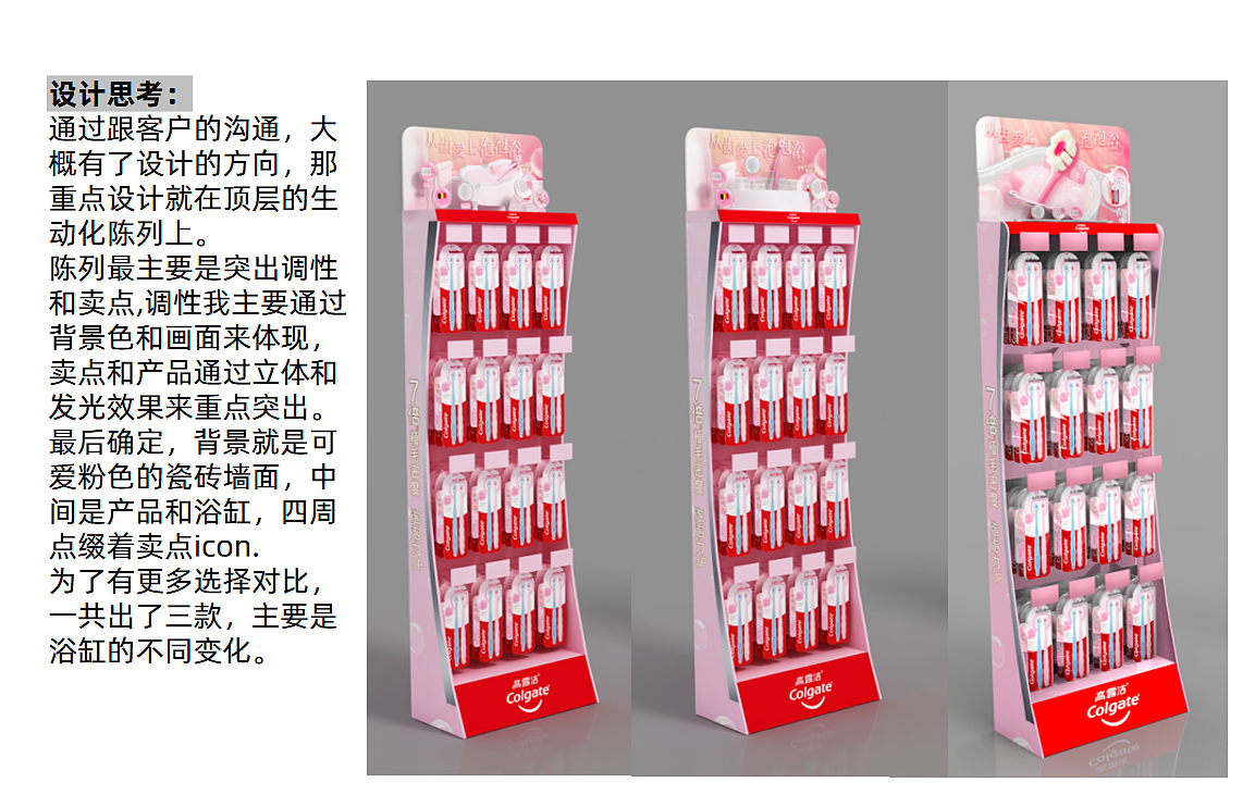 高露洁货架设计