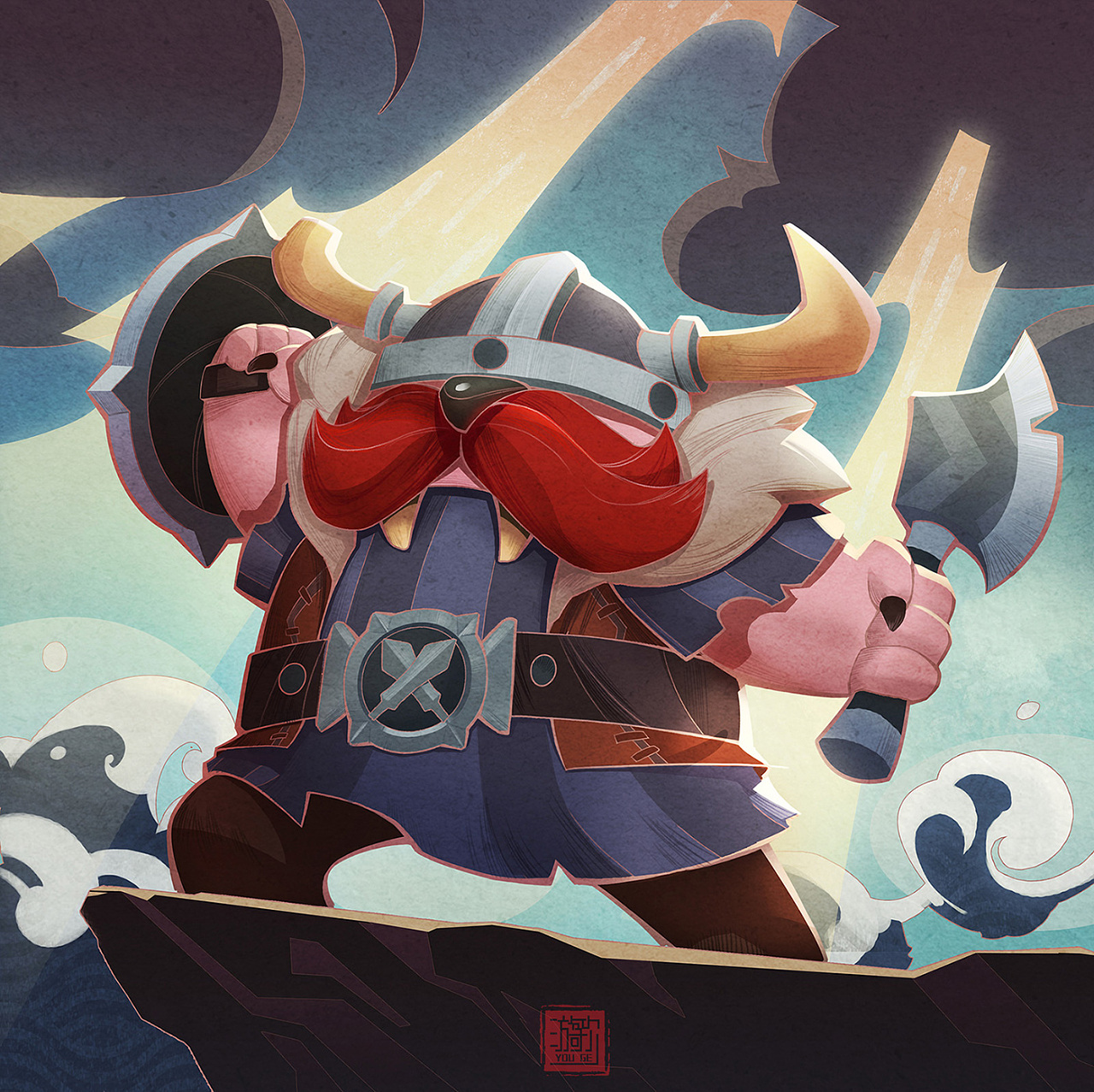 欧美卡通立绘|插画|游戏原画|游歌文化 - 原创作品 - 站酷 (zcool)