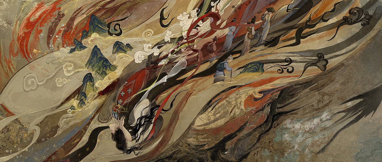 起风了，可以展翅了（图ZMjg5NTgxMTM2） - 商业插画 - 站酷设计师鸠鸠肆原创素材 - 站酷ZCOOL