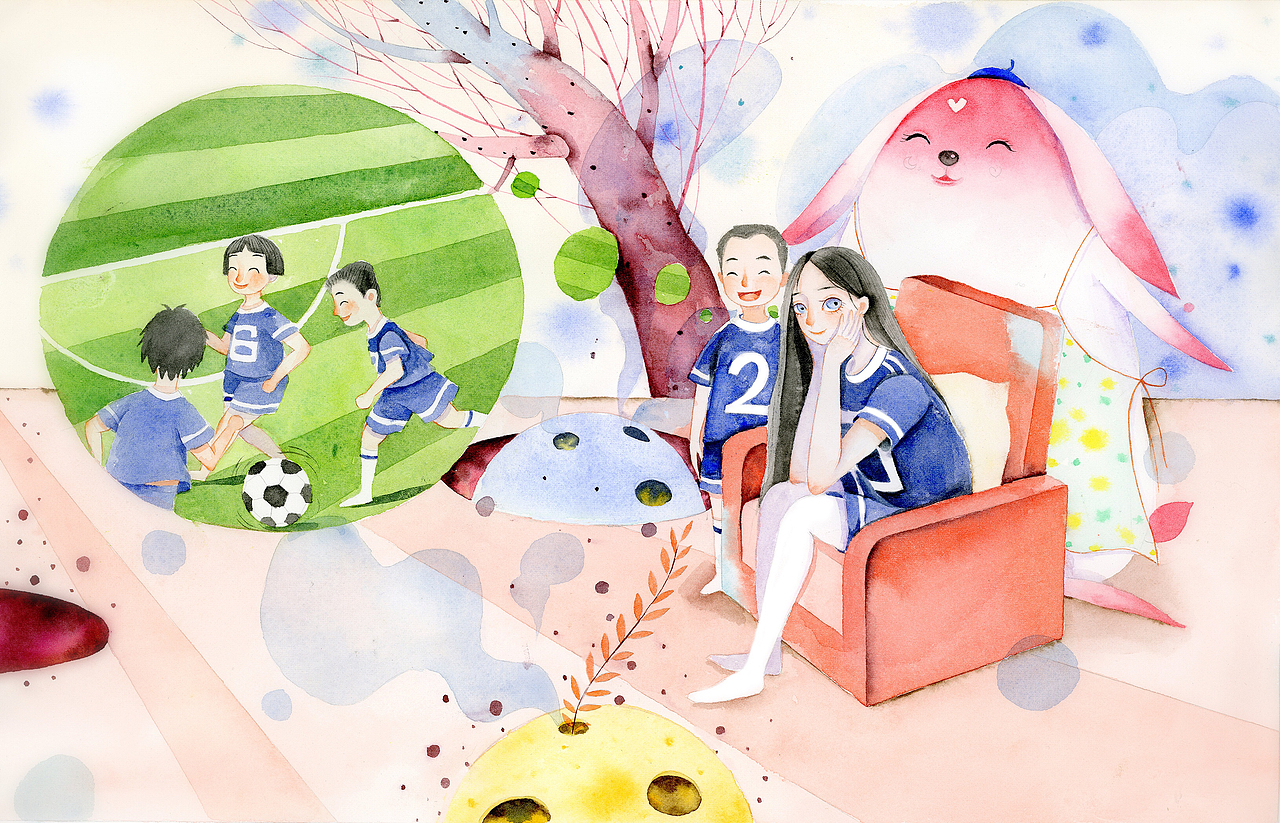 拾岁（图ZMTAwOTM1NzIw） - 艺术插画 - 站酷设计师川禾原创素材 - 站酷ZCOOL