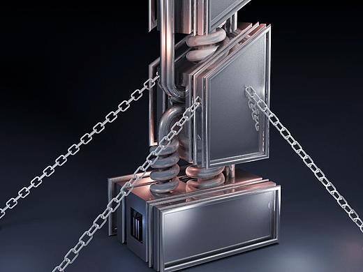 C4D练习-临摹肖坤前作品（个人主页-ZMjk0NTg5MjQ=） - 机械/交通 - 站酷设计师唯咩YUI原创素材 - 站酷ZCOOL