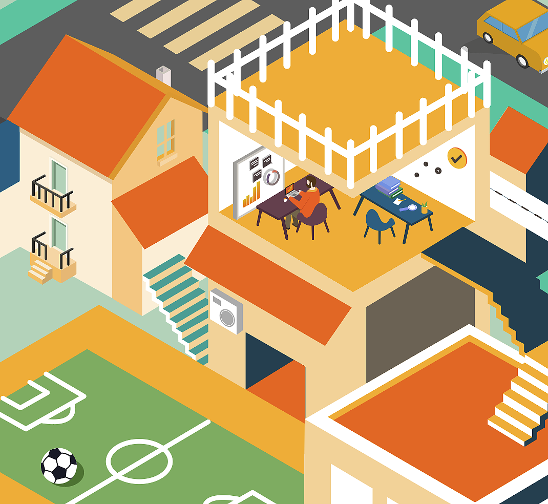 2.5D矢量城市中心