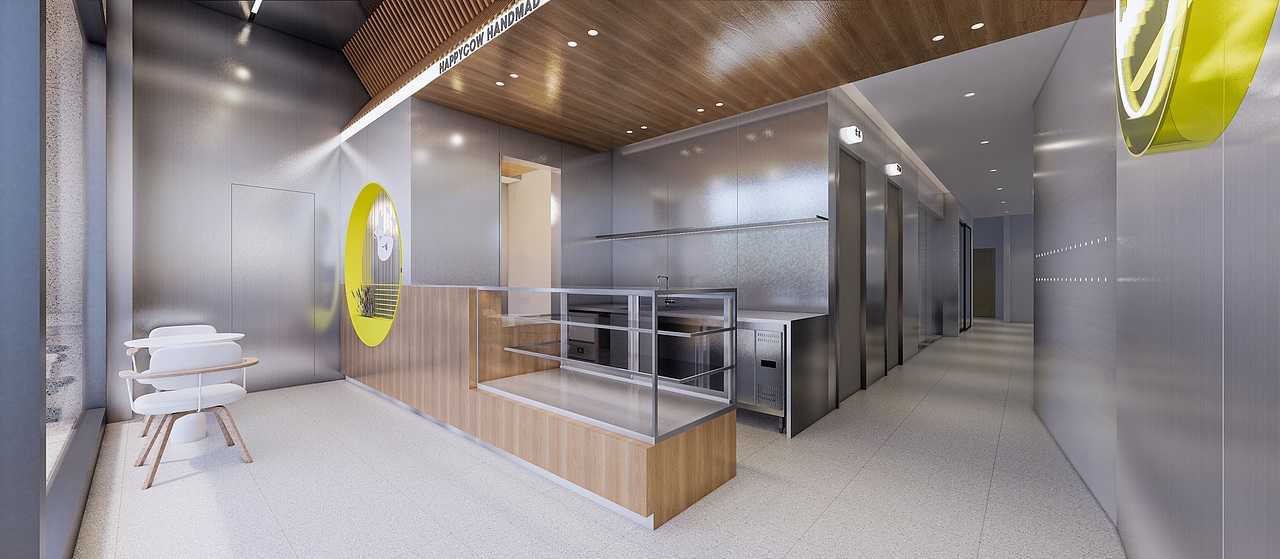 欢牛蛋糕屋(萧山后场店)空间策划设计