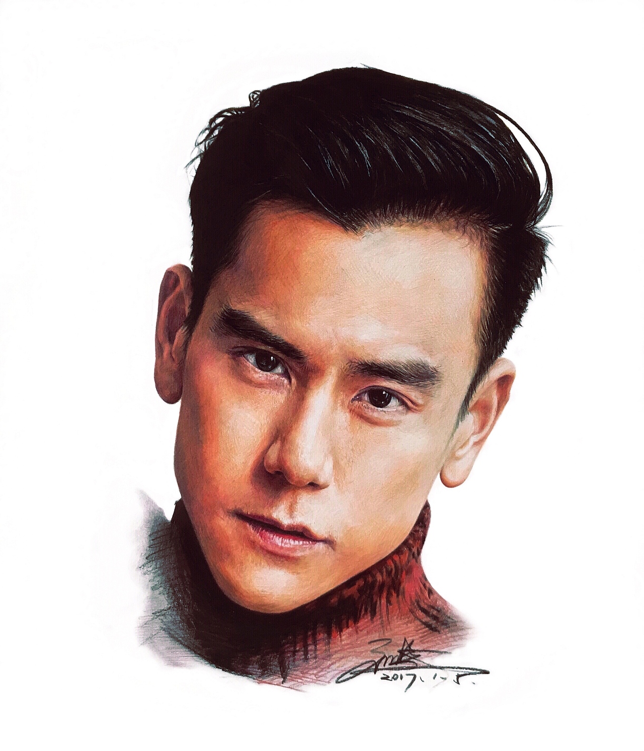 彭于晏彩铅来一发~