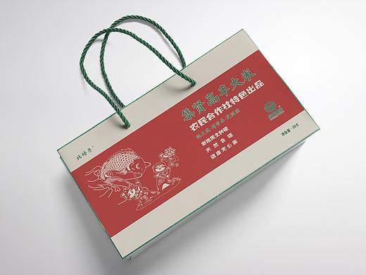 高丰大米包装效果图
