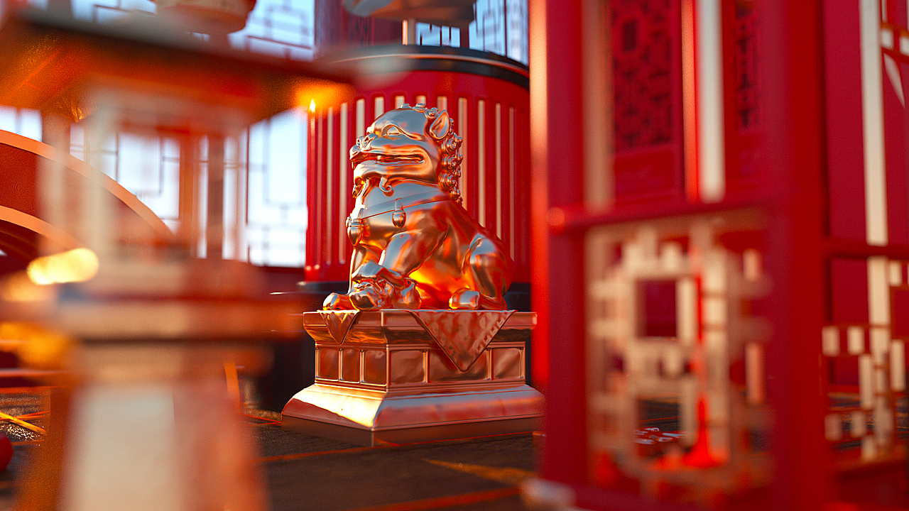 中国红&魅惑（图ZMTU0MzIyMTQw） - 其他三维 - 站酷设计师猪蹄就是我原创素材 - 站酷ZCOOL