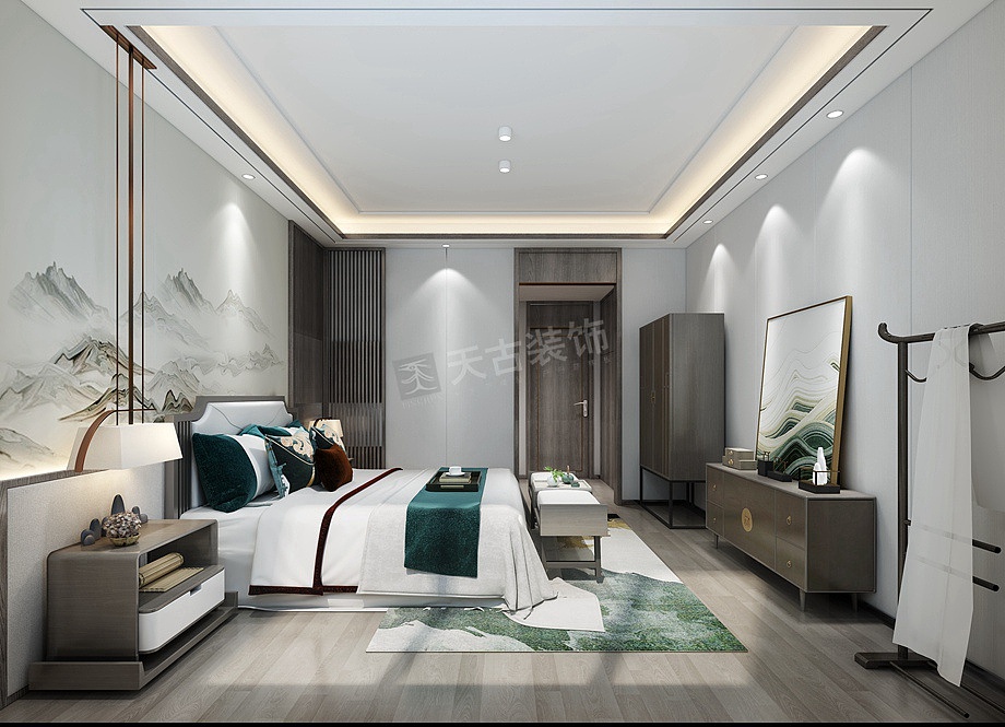 龙湖紫云台千山阅大平层装修|书香文化气息设计效果图