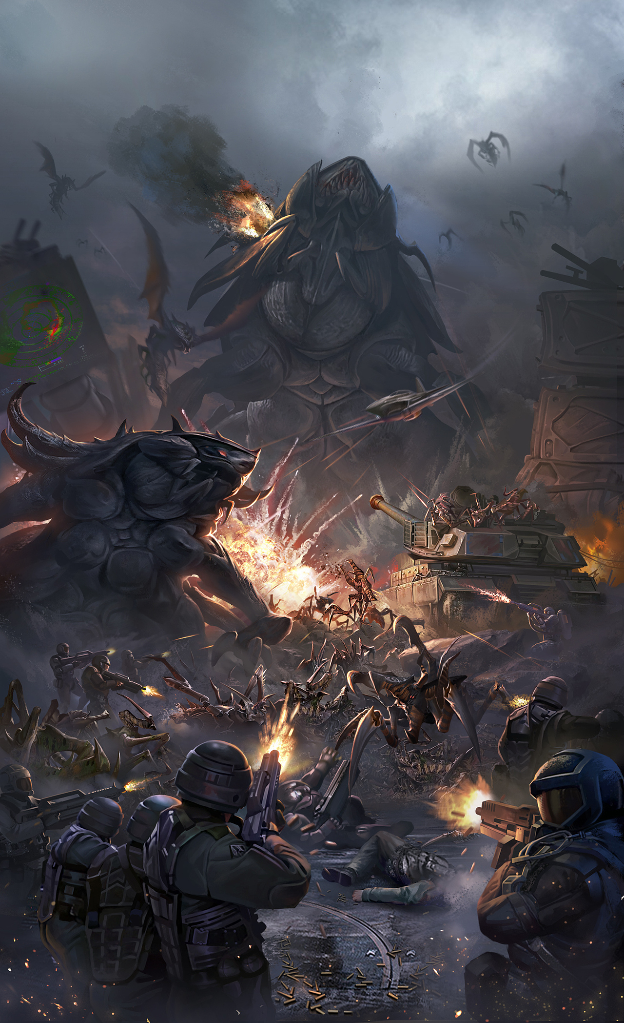 末日题材游戏原画