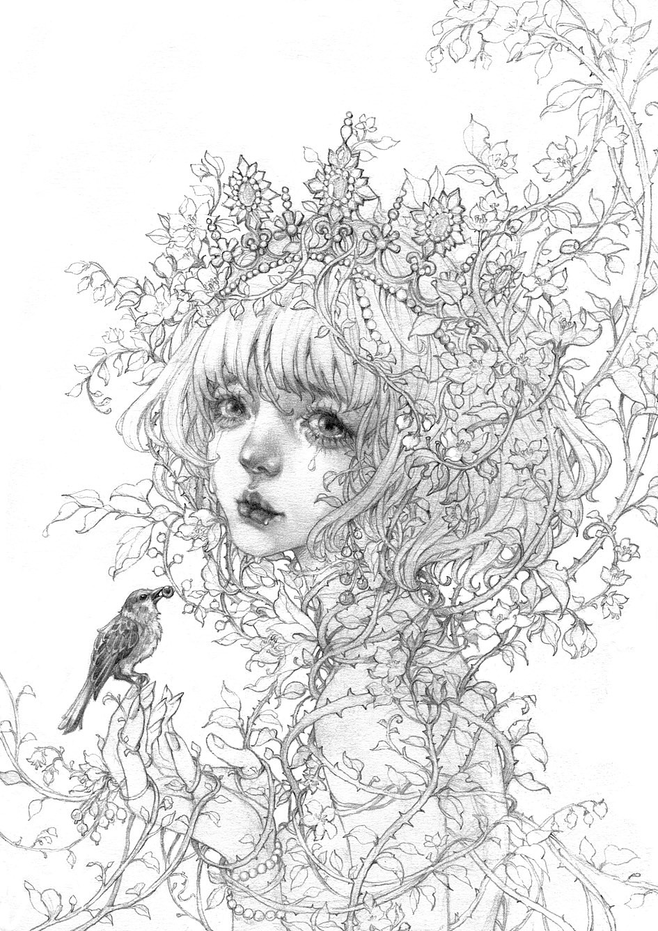 铅笔线稿和细节图~